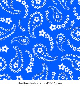 Paisley pattern. Indian cucumber. Oriental decorative ornament