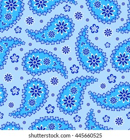Paisley pattern. Indian cucumber. Oriental decorative ornament