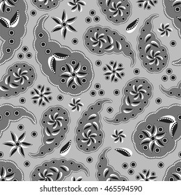 Paisley pattern. Indian cucumber. Oriental decorative ornament