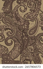  Patrón de Paisley, multicolor, texturas ricas, tonos vibrantes, diseño floral sin costuras, ropa de mujer, Elementos abstractos, intrincadas vides
