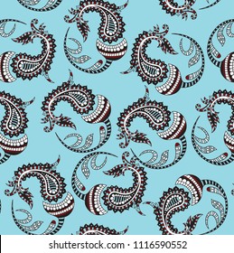 Paisley Pattern on background