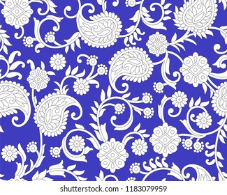 paisley pattern on background