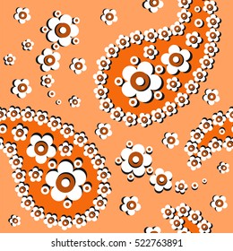 Paisley  pattern. Oriental decorative ornament. Vector.