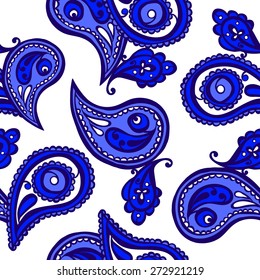 Paisley pattern. Seamless background.