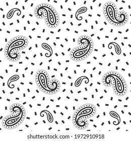 paisley pattern for textile print, texture, tile, texture, background use