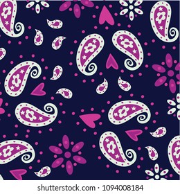 paisley pattern vector 