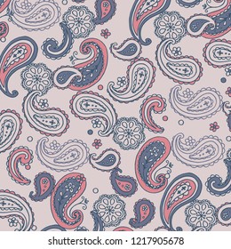 paisley pattern in vector. Ethnic pattern. Decorative ornament, geometric elements for fabric, textile, web design, wrapping paper.