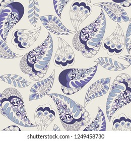 paisley pattern in vector. Ethnic pattern. Decorative ornament, geometric elements for fabric, textile, web design, wrapping paper.