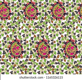 paisley peacock pattern