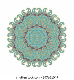 Paisley rosette
