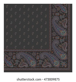 Paisley scarf ornament