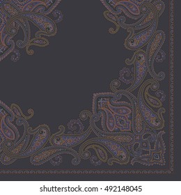 Paisley scarf ornament