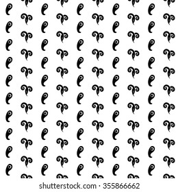 Paisley seamless background