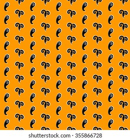 Paisley seamless background