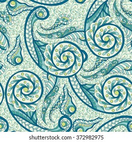 Paisley seamless background