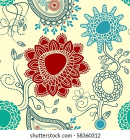Paisley seamless background
