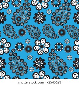Paisley seamless background