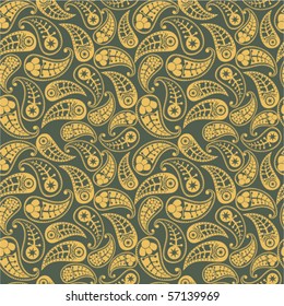 Paisley seamless background for your design.