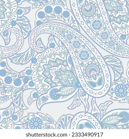 Patrón vectorial floral transparente. Fondo vintage en estilo batik