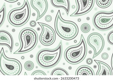 Paisley seamless on floral effortless. 2025 wear at surreal rich. Image flower greeting card colourful. Dress artistic at romance wedding.