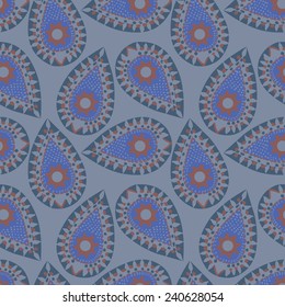 Paisley seamless pattern