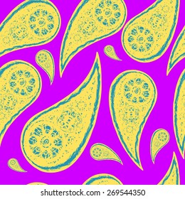 Paisley seamless pattern