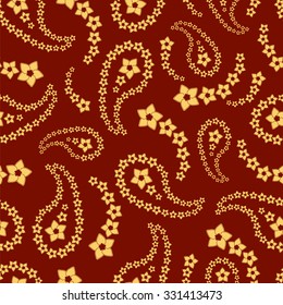 Paisley. Seamless pattern .