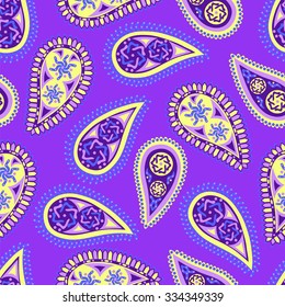Paisley seamless pattern