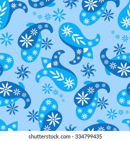 Paisley. Seamless pattern