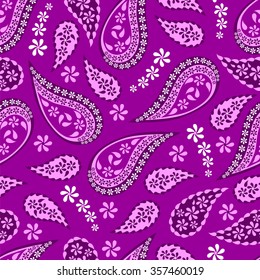Paisley seamless pattern