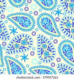 Paisley seamless pattern