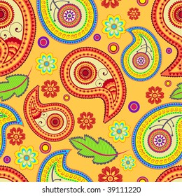  paisley seamless pattern