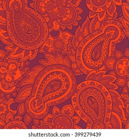 paisley seamless pattern. 