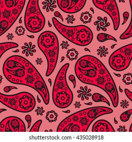 Paisley seamless pattern