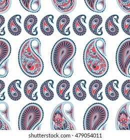 paisley seamless pattern. 