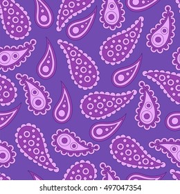 Paisley seamless pattern