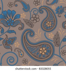 Paisley seamless pattern