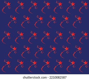 Paisley seamless pattern, block printed background, Indian motif ornament, vector