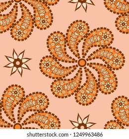 Paisley seamless pattern. Decorative ornament, vector