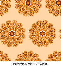 Paisley seamless pattern. Decorative ornament, vector