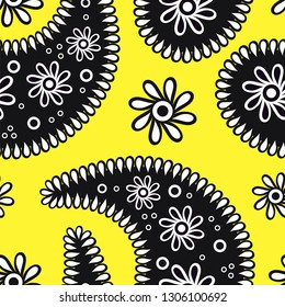 Paisley seamless pattern. Decorative ornament, vector