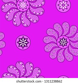 Paisley seamless pattern. Decorative ornament, vector