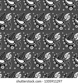 Paisley seamless pattern. Decorative ornament, vector