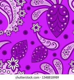 Paisley seamless pattern. Decorative ornament, vector