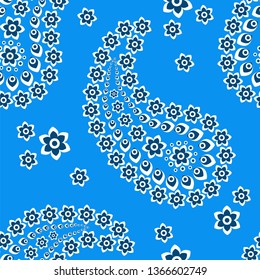 Paisley seamless pattern. Decorative ornament, vector