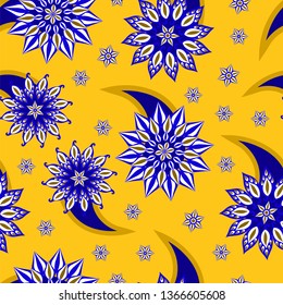 Paisley seamless pattern. Decorative ornament, vector