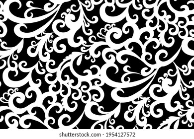 Paisley seamless pattern in ethnic style. Abstract vintage pattern with decorative elements, vector pattern in Oriental style.
