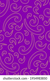 Paisley seamless pattern in ethnic style. Abstract vintage pattern with decorative elements, vector pattern in Oriental style.
