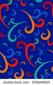 Paisley nahtlose Muster im ethnischen Stil. Abstraktes Vintage-Muster mit dekorativen Elementen, Vektormuster im orientalischen Stil.
