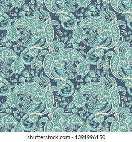Paisley seamless pattern for fabric design
